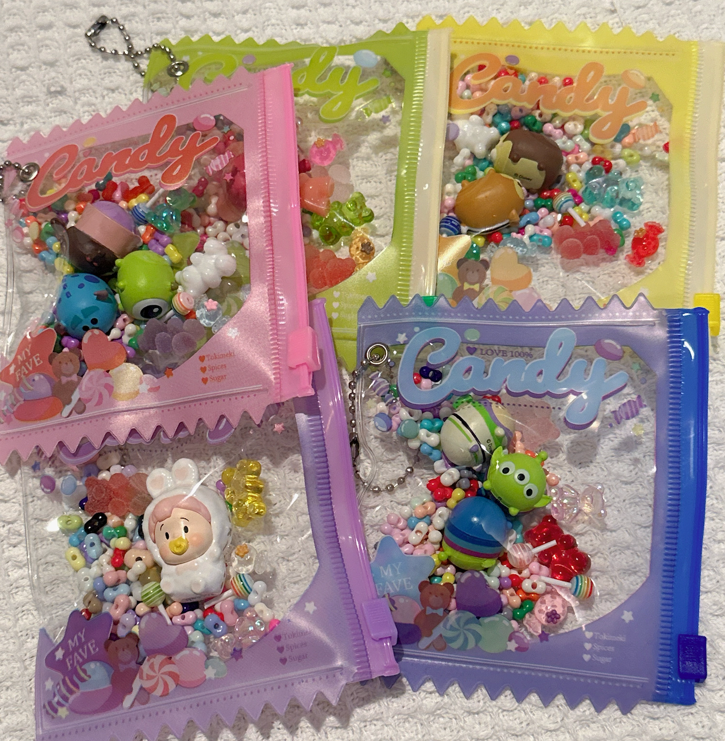 Candy bag keychain